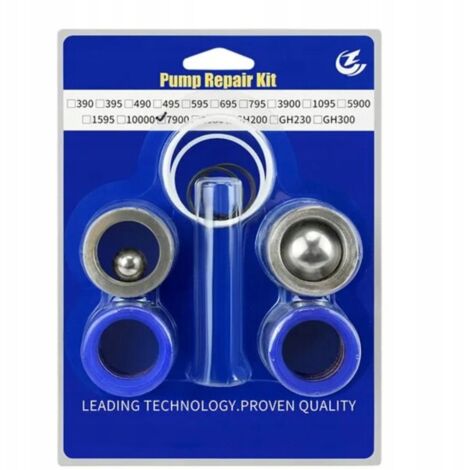 Rosfix Set Kit Réparation pour Pistolet à Peinture – Joints V-Ring, Billes, O-Rings PTFE  compatible avec pistolet à peinture Wagner 940/950/960/970  Accessoire Airless