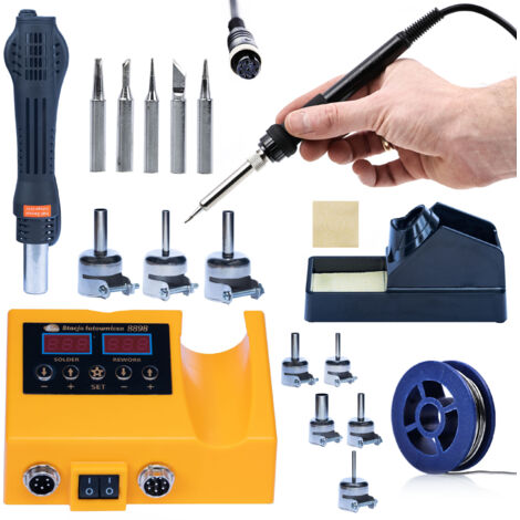 Rosfix Station de Soudage 2 en 1 Oh660 Kit T-I