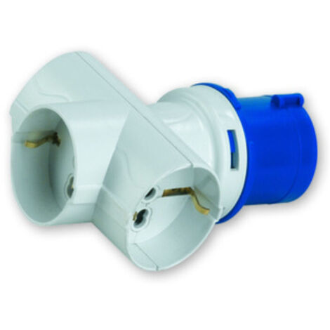 ROSI 1879 ADATTATORE INDUSTRIALE 3P SCHUKO IP20- 1,0 pz