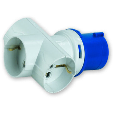 ROSI 1879 ADATTATORE INDUSTRIALE 3P SCHUKO IP20