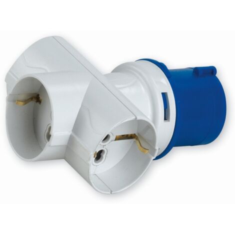ROSI 1879 ADATTATORE INDUSTRIALE 3P SCHUKO IP20