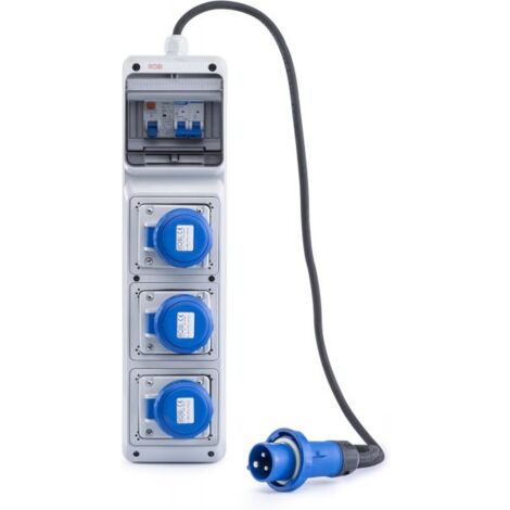 ROSI Quadro Cantiere con 3 prese CEE Certificato - 2260