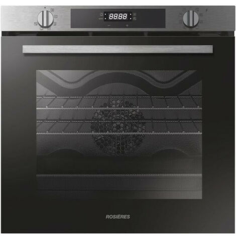 Rosieres – Four encastrable chaleur pulsée 75L – Programmateur Préco Touch – Classe A – Porte froide – Finition inox – 7 modes de cuisson - RFC3OP5579IN
