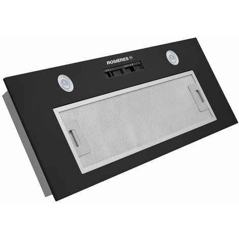 Rosieres – Groupe filtrant 520mm classe B – Extraction 606,4 m³/h – Filtre métal/carbone lavable – RHG5801PN