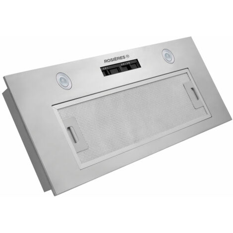 Rosieres – Groupe filtrant avec moteur intégré – Débit d'air max. 606,3 m³/h – 3 vitesses – Classe B – Éclairage LED – RHG5801IN