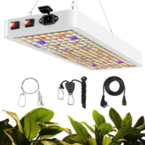 Rosnek Lampe de Croissance LED 50W Spectre Complet Culture Indoor Sunlight - Petit Modèle