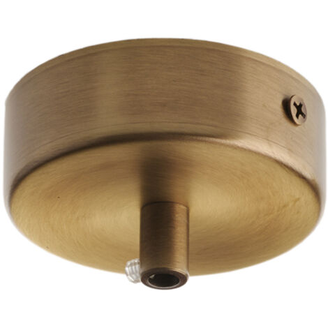 Rosone 1 Luce In Ferro Bronzato Diametro 8 Cm