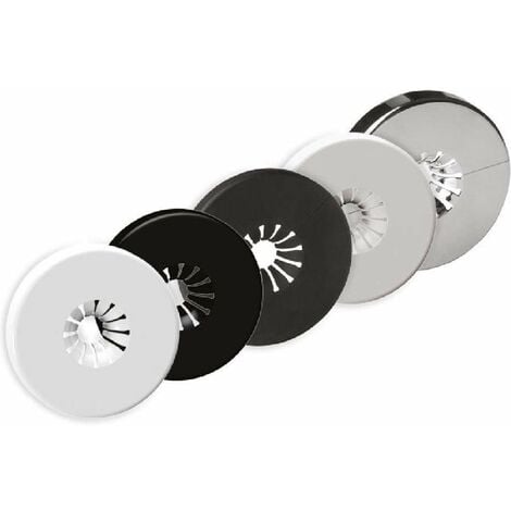 Rosone Apribile Bianco Con Borchia - Acquastilla, Per Docce E Rubinetteria