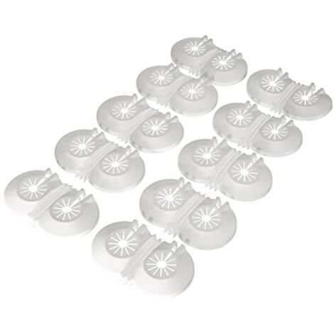 Rosone apribile universale tipo doppio, colore bianco 434800PB