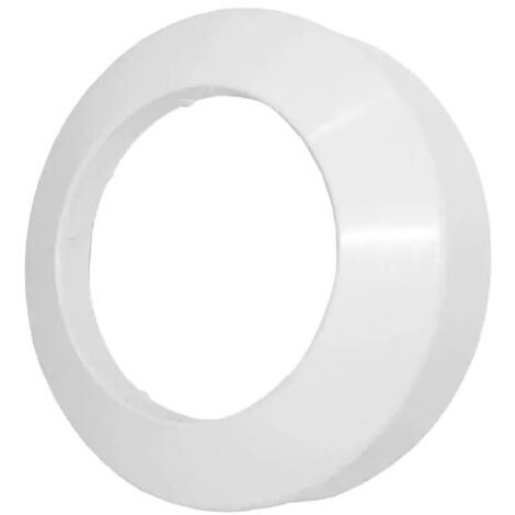 Rosone bianco ø90 per raccordo WC in polipropilene VS0588003