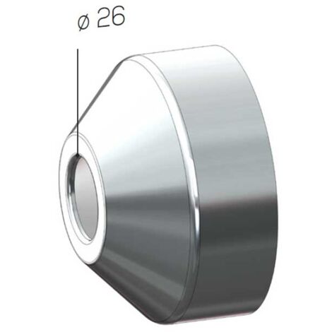 Rosone conico per tubo 1" d. 26 836E26 - -  GHIDINI - -