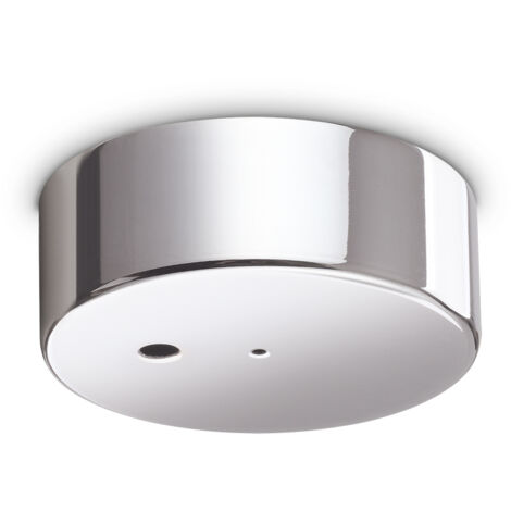 Rosone Contemporaneo Metallo Cromo 1 Luce