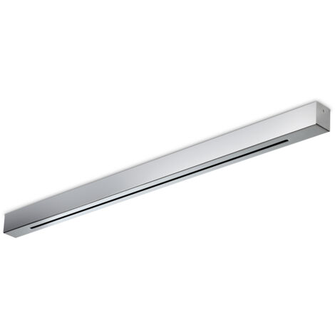 Rosone Contemporaneo Metallo Cromo 4 Luci