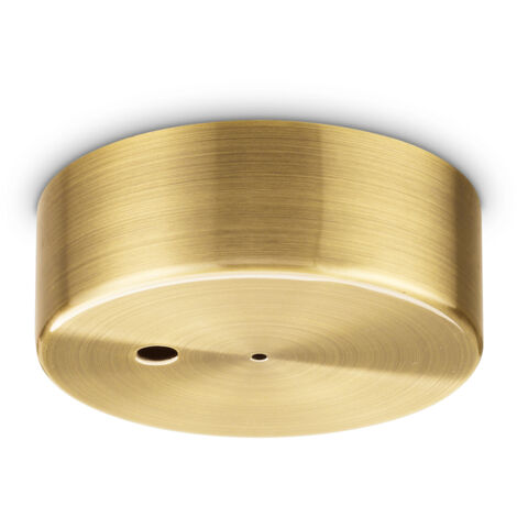 Rosone Contemporaneo Metallo Ottone 1 Luce