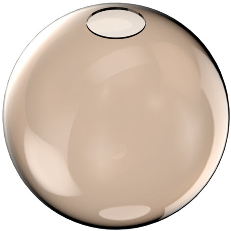 Rosone Contemporaneo Rubber Metallo Ambra Grande