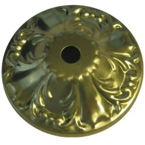 Rosone electraline diametro 80mm metallo decorato ottone - 70611