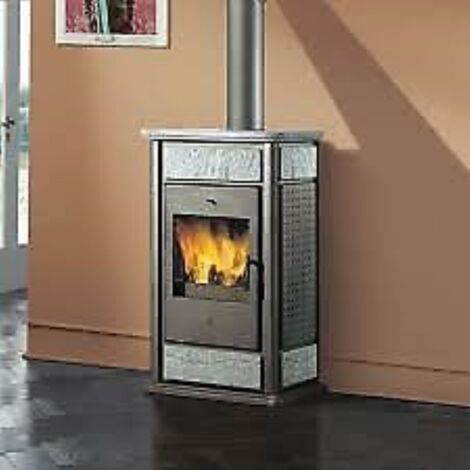 Rosone fisso a parete per stufa diametro 13 cm 204450 edilkamin - edilkamin