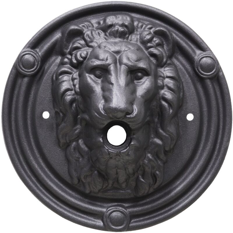 Fonderia Bongiovanni - Rosone in alluminio per fontane vasche da giardino rubinetto modello Horus