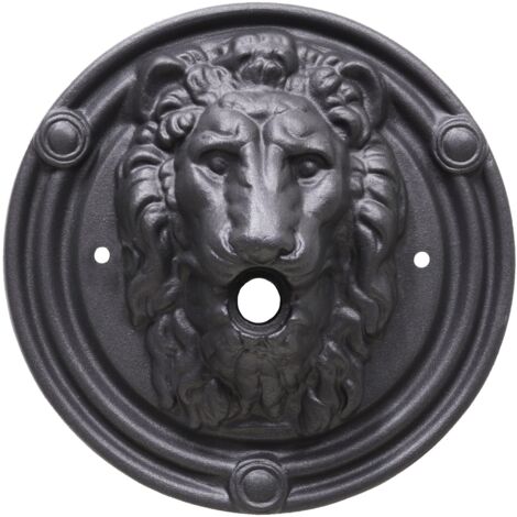 Rosone in alluminio per fontane vasche da giardino rubinetto modello Horus