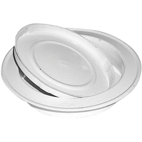 Rosone in lamiera laccato bianco ø 120 mm fumisteria 00000051703