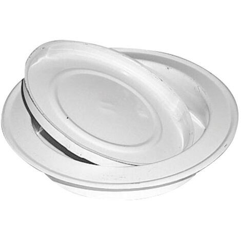 Rosone in lamiera laccato bianco ø 140 mm 00000051705