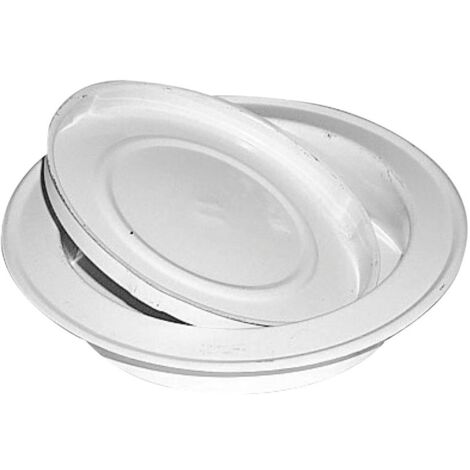 Rosone in lamiera laccato bianco ø 80 mm 00000051700