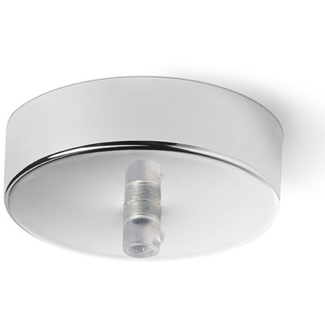 Rosone In Metallo Cromo Lucido D10Cm