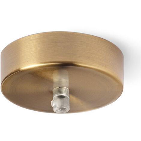 Rosone In Metallo Ottone Brunito D10Cm