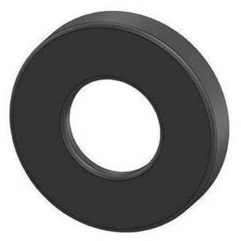 ROSONE IN OTTONE D. 32 70x12 mm Nero opaco