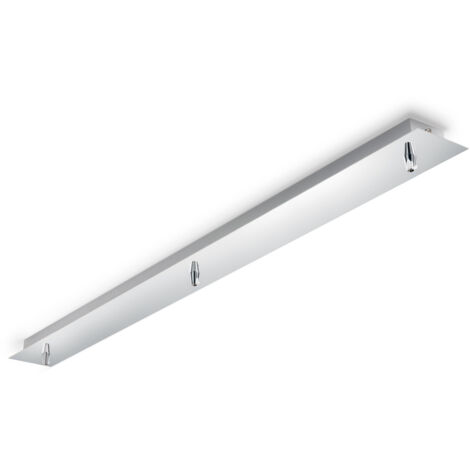 Rosone Lineare All In Metallo Cromo 3 Luci