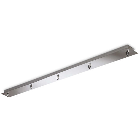 Rosone Lineare All In Metallo Cromo 5 Luci