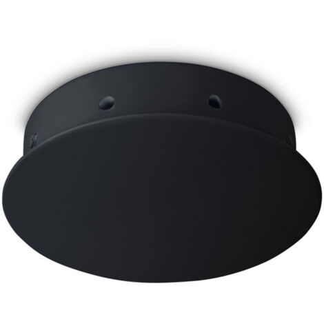 Rosone Magnetico All In Metallo Nero 8 Luci