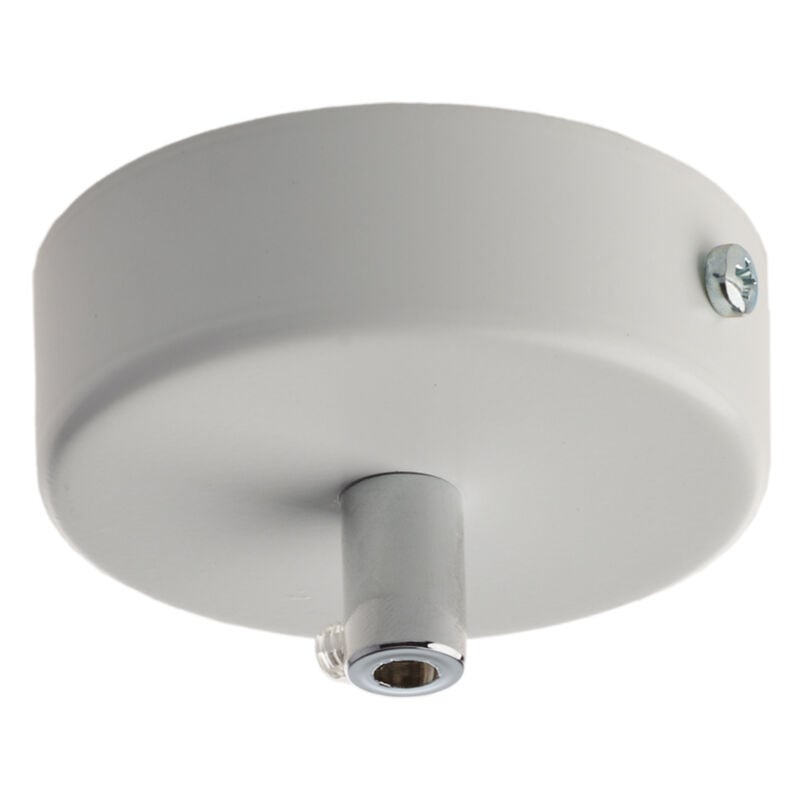 Bonetti Illumina - Rosone Multicavo In Ferro Bianco Diametro 8 Cm - Bianco