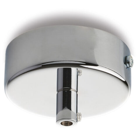 Rosone multicavo in ferro cromato diametro 8 con 1 foro H.3 - Ø8