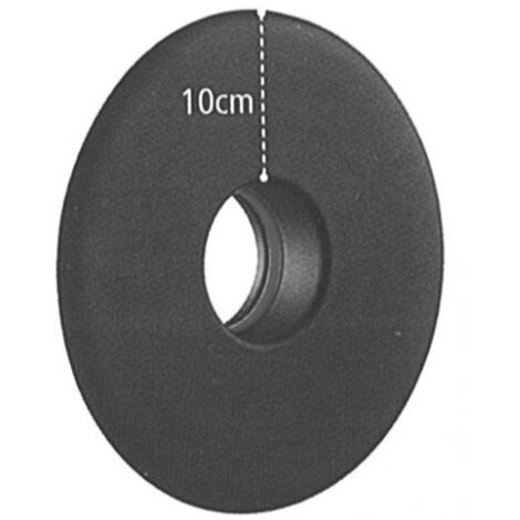 ROSONE P/STUFA A PELLET CORONA 10 CM D 8 CM NERO OPACO