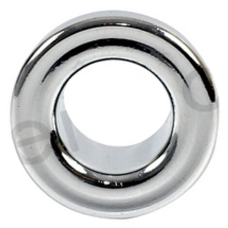 Rosone per foro troppo pieno 19 mm in plastica cromata
