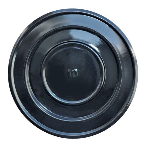 Rosone per tubi di stufa nero   12 cm in lamiera verniciata accessori stufe ricambi