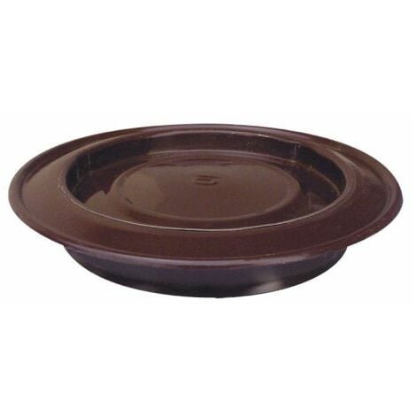 ROSONE PER TUBO STUFA PELLET SMALTATO MARRONE CANNA FUMARIA CAMINO STUFA 39343V 140 (39342)