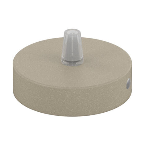 Rosone Serracavo Esterno Metallo Sabbia 1 Foro D8Cm