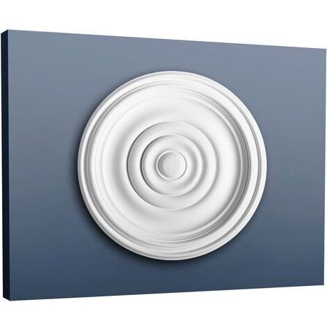 Rosone soffitto parete in poliuretano Orac R08 LUXXUS decorazione per interni d 38 cm