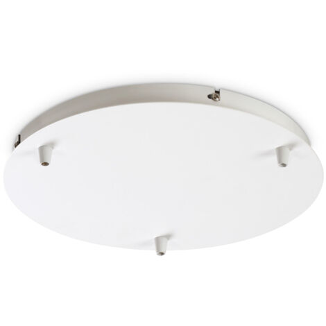 Rosone Standard All In Metallo Bianco 3 Luci