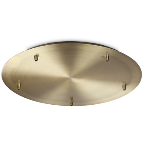 Rosone Standard All In Metallo Ottone 5 Luci