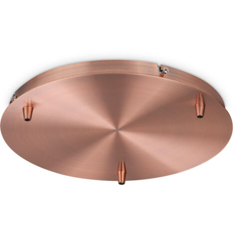 Rosone Standard All In Metallo Rame 3 Luci