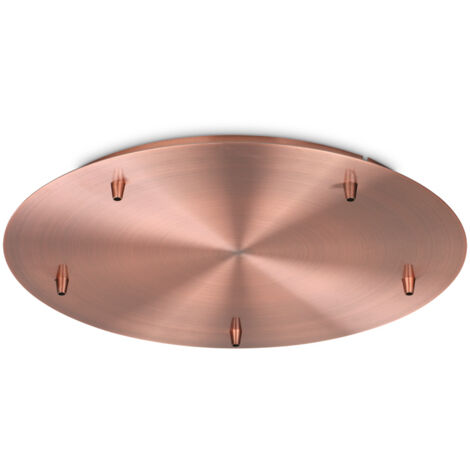 Rosone Standard All In Metallo Rame 5 Luci
