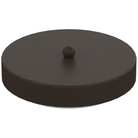 Rosone Tondo Multiforo Metallo Marrone 7 Uscite D10Cm