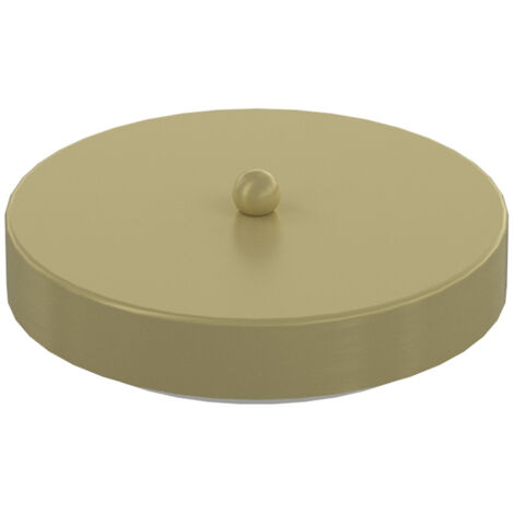 Rosone Tondo Multiforo Metallo Ottone 7 Uscite D10Cm