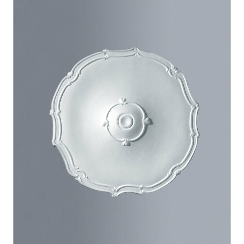 Rosoni decorativi per soffitto in polistirene espanso varie decorazioni - er 48 - Ø48 cm.