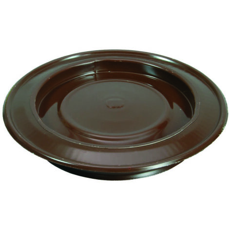 Rosoni per tubi stufa marrone lucido - ø cm.12