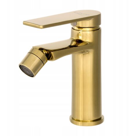 ROSSA GOLD BIDET MIXER SQUARE TAP
