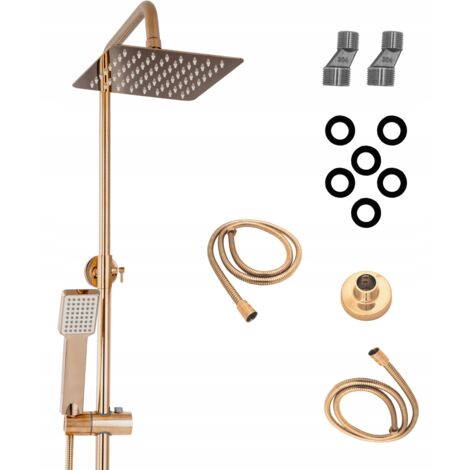 ROSSA ROSE GOLD RAIN SHOWER SET